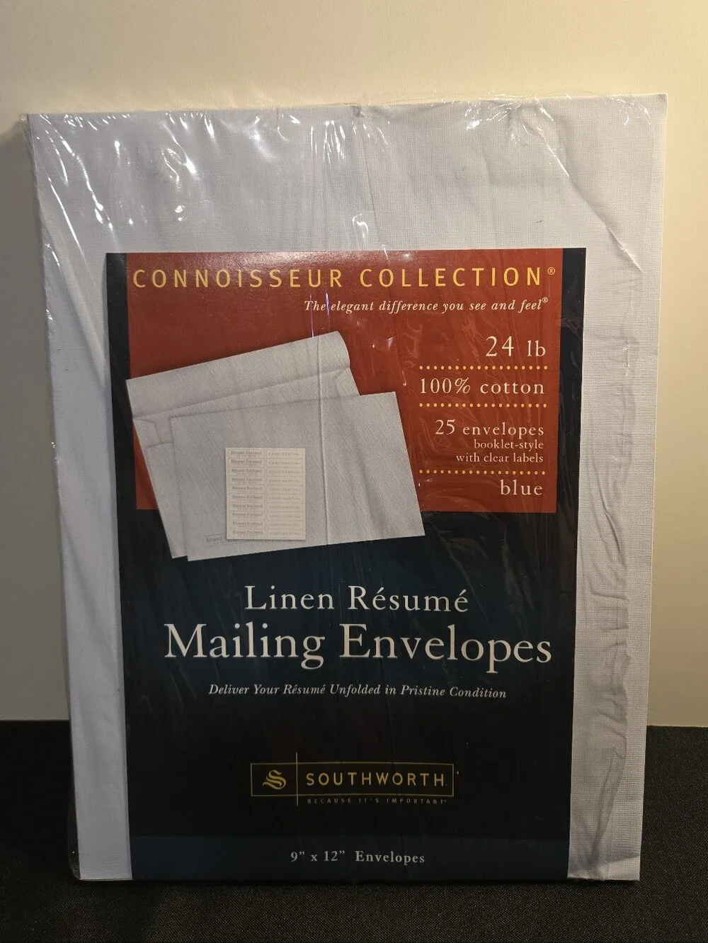 Southworth Connoisseur Collection Linen Résumé Paper + Mailing Envelopes